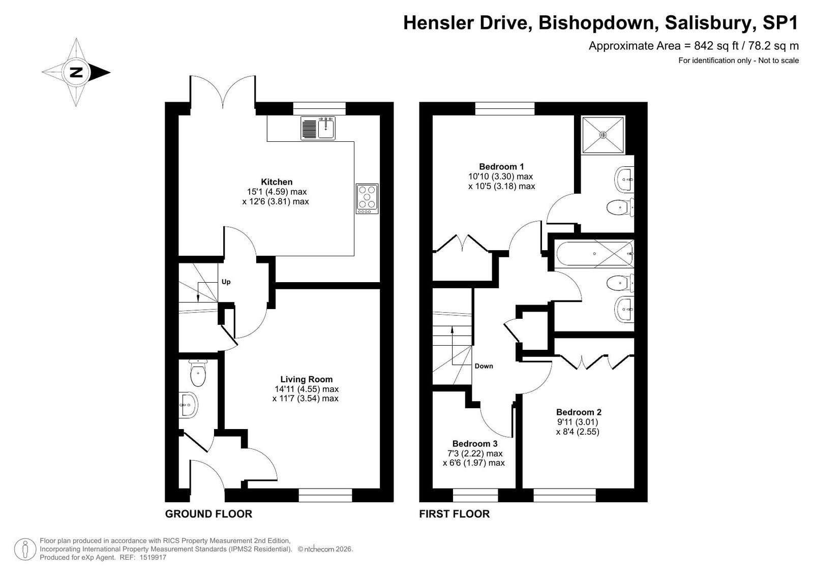 3, Hensler Drive, Salisbury floorplan