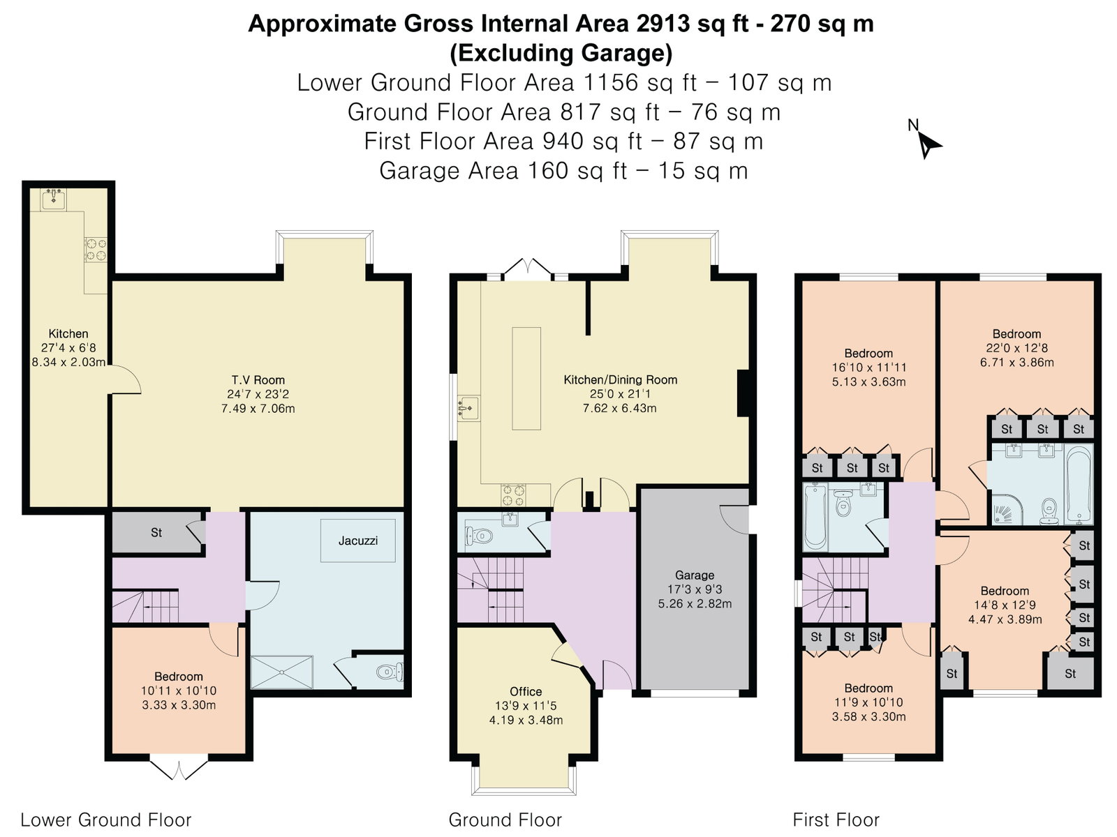 26, Childs Hall Road, Bookham floorplan