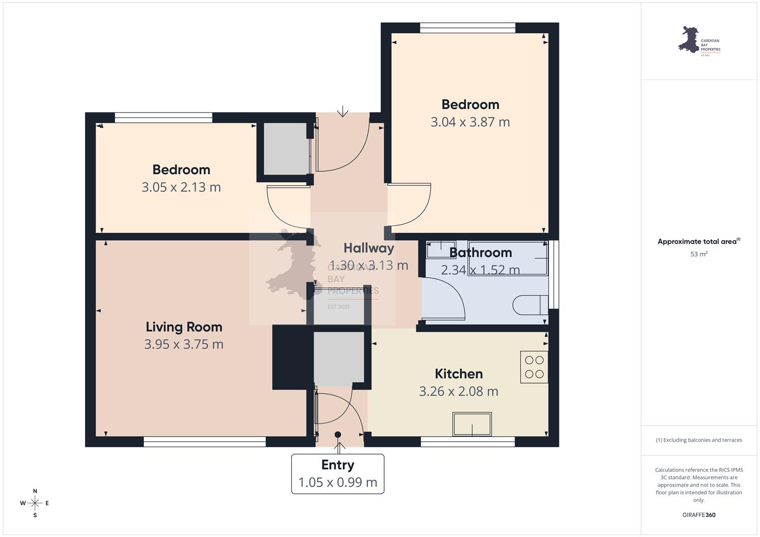 4, Brynheulwen, Cardigan floorplan