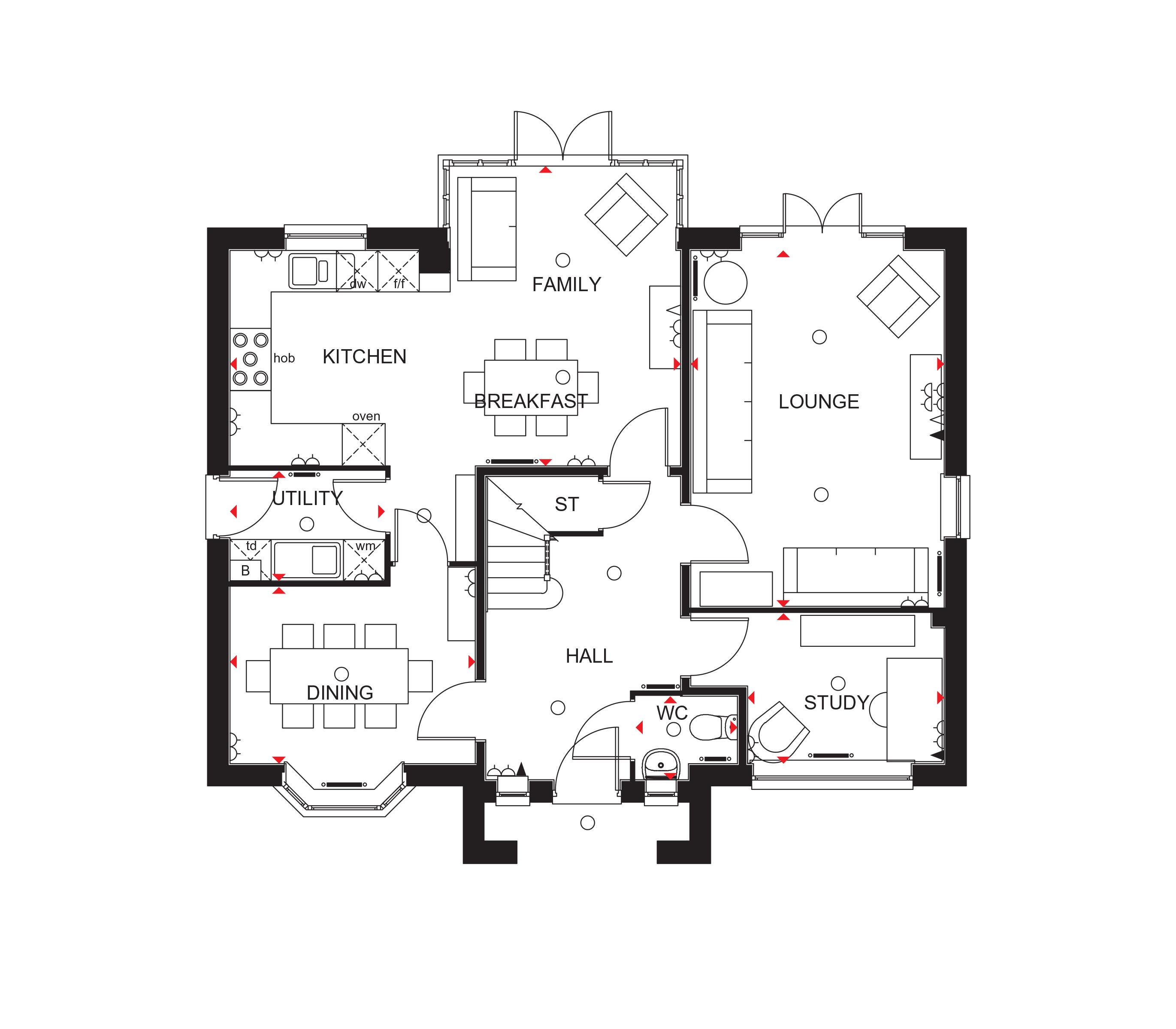 4 Bedrooms Detached house for sale in 