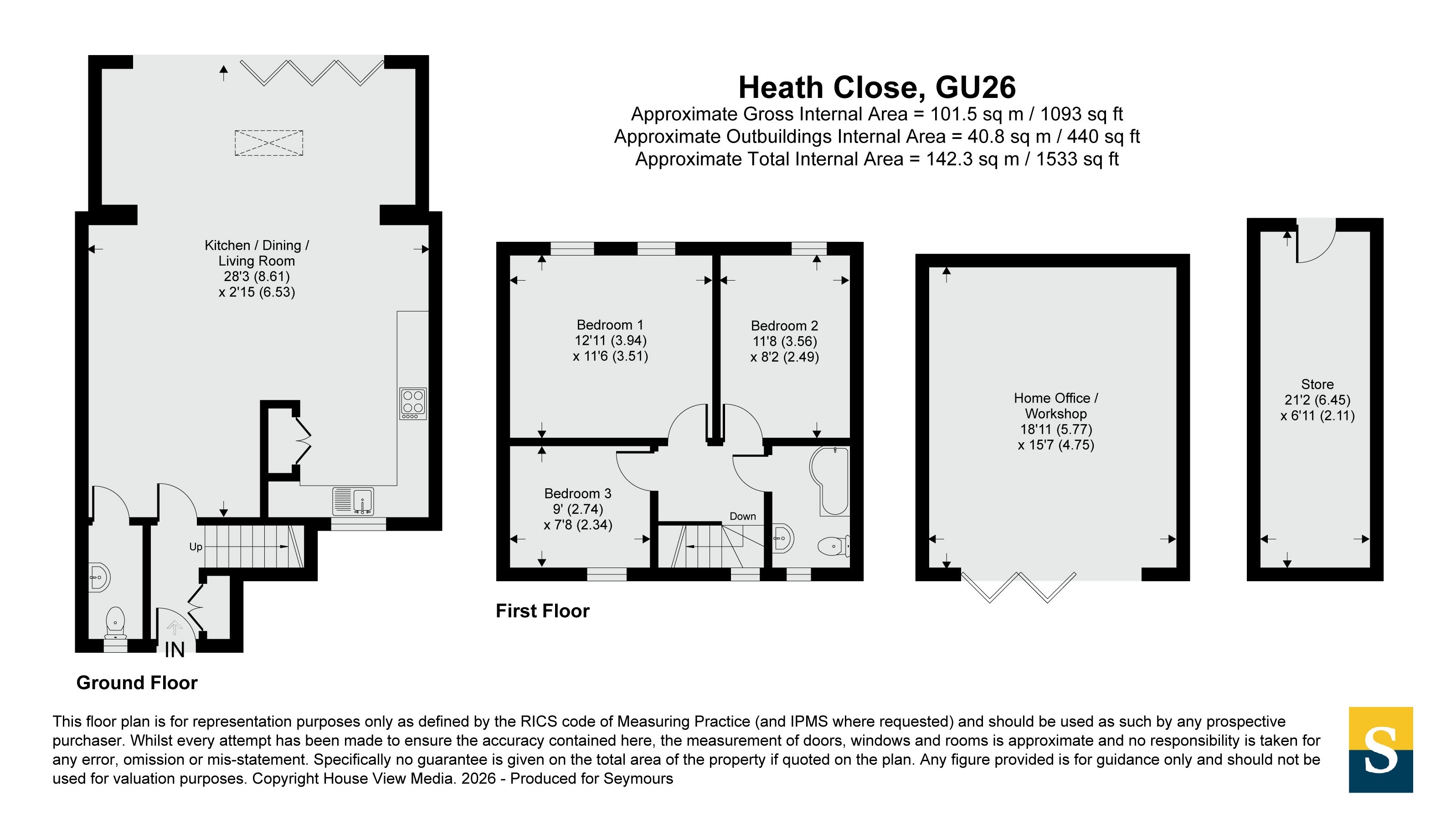 2, Heath Close, Surrey floorplan