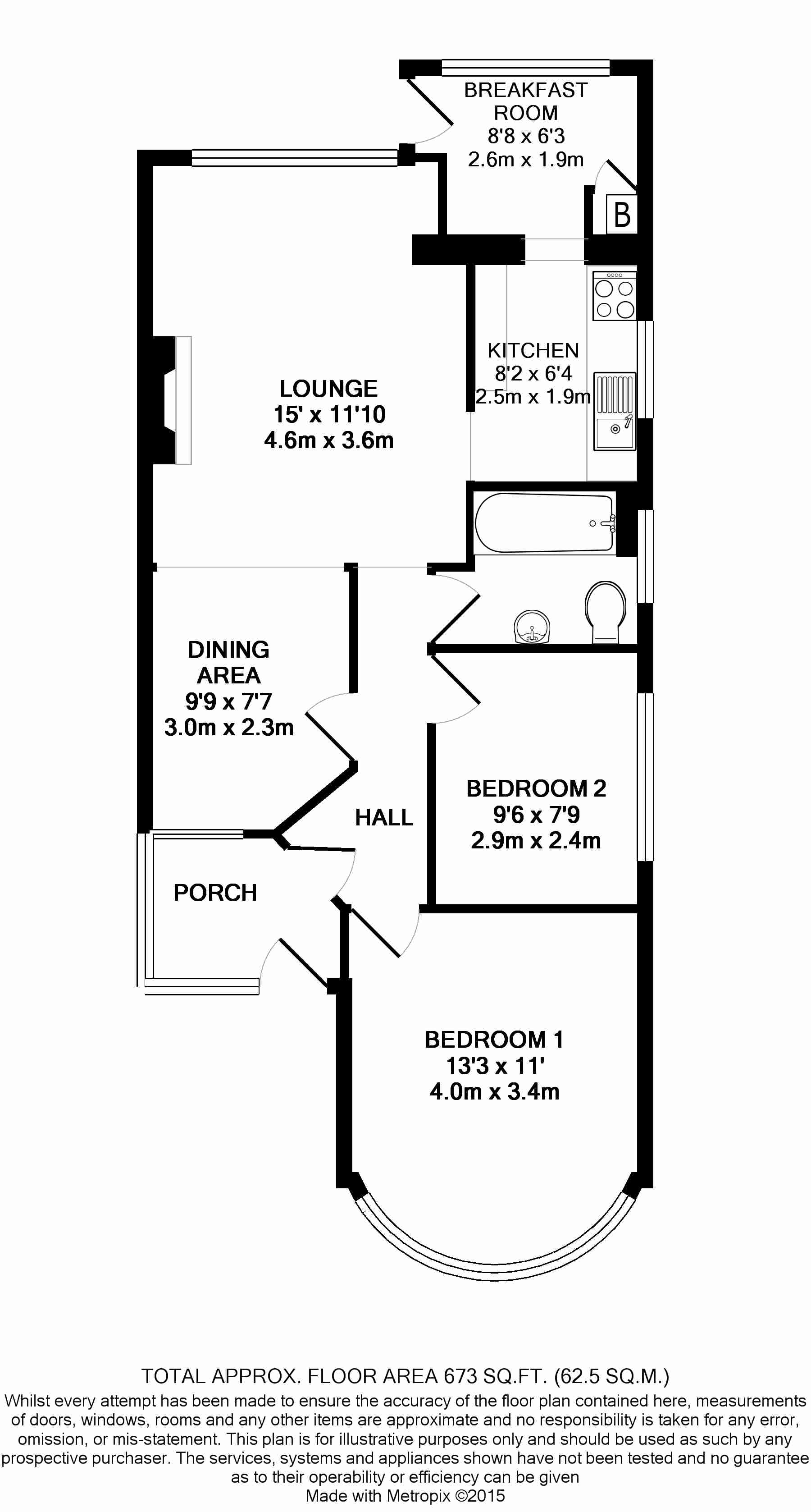 2 Bedrooms Semi-detached bungalow to rent in Pavilion Way, Ruislip HA4