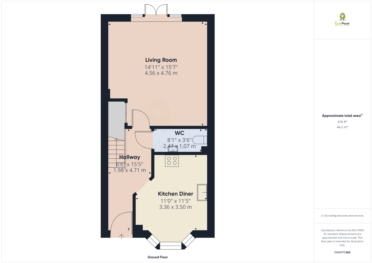 Neville Road, Herne Bay, Kent, CT6 floorplan