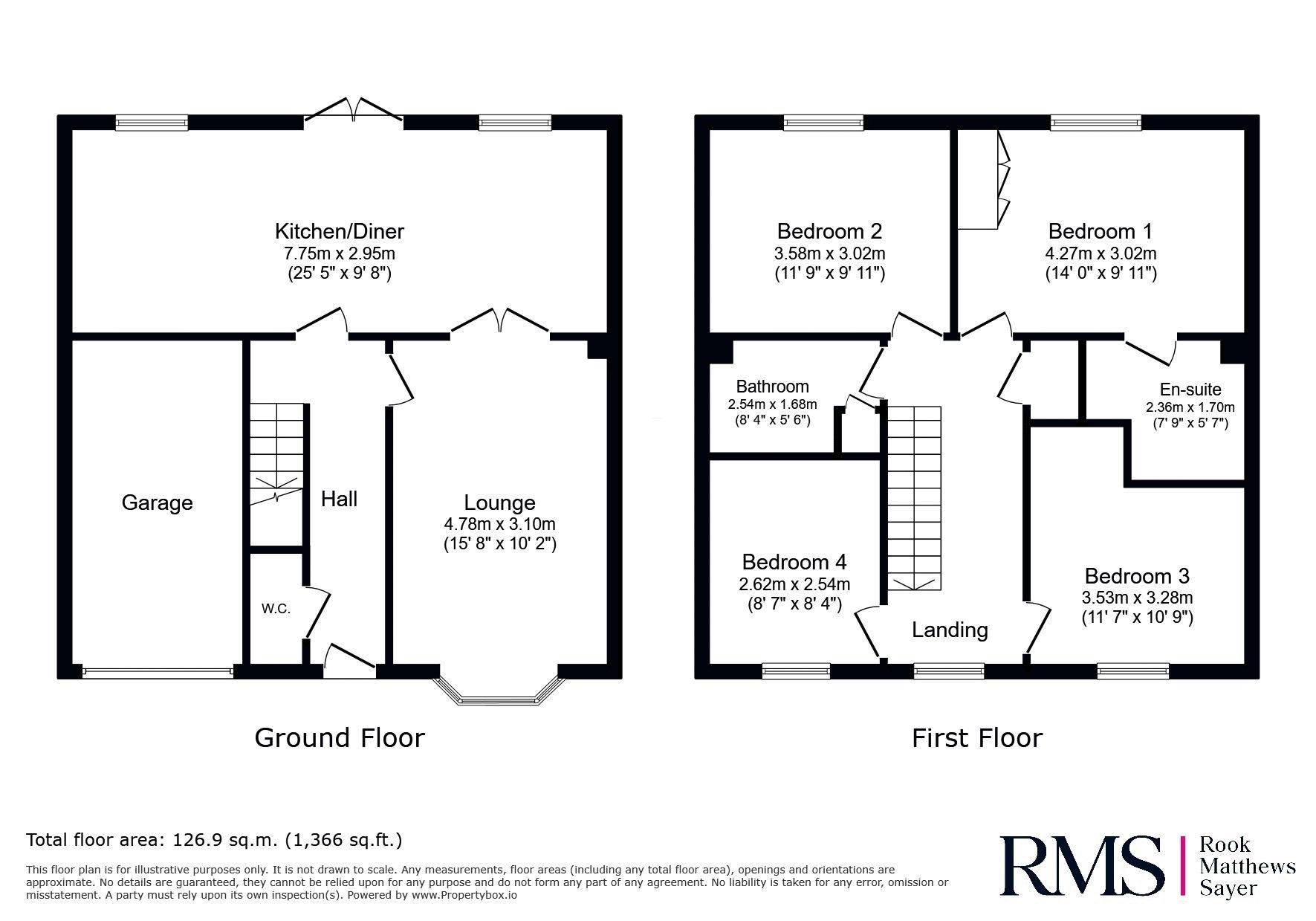 Cherry Close, Morpeth floorplan