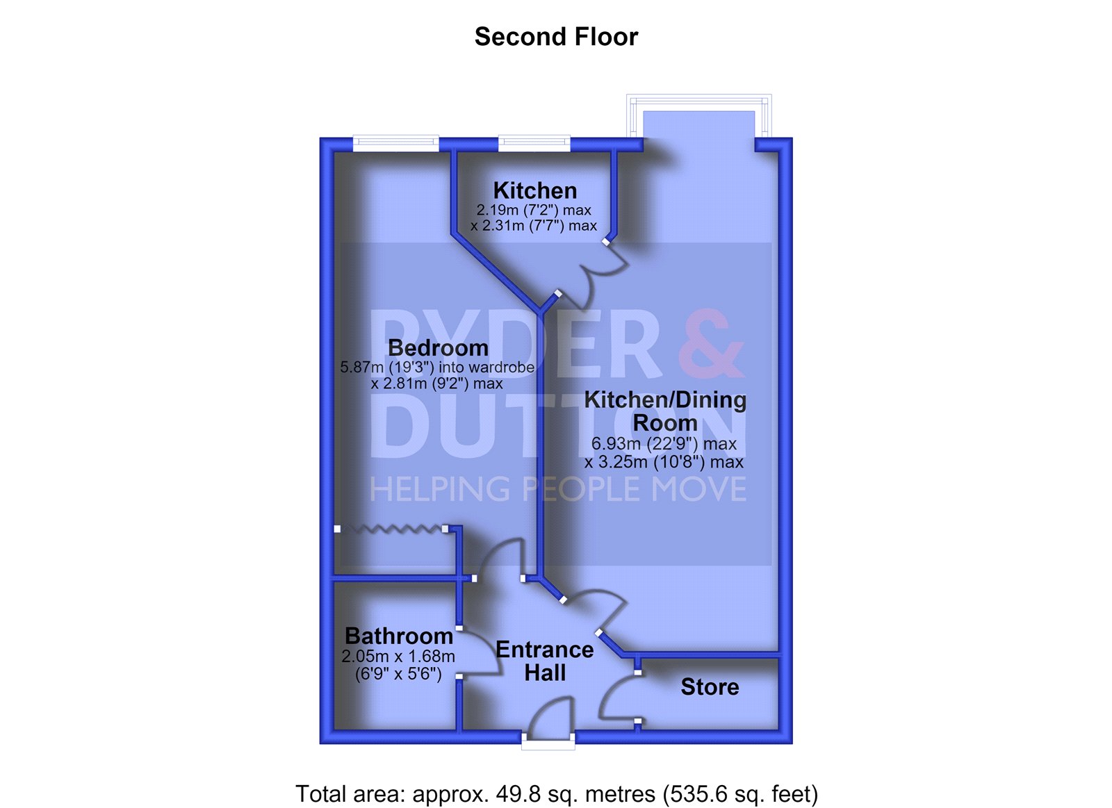 27, Warburton Court, Uppermill floorplan