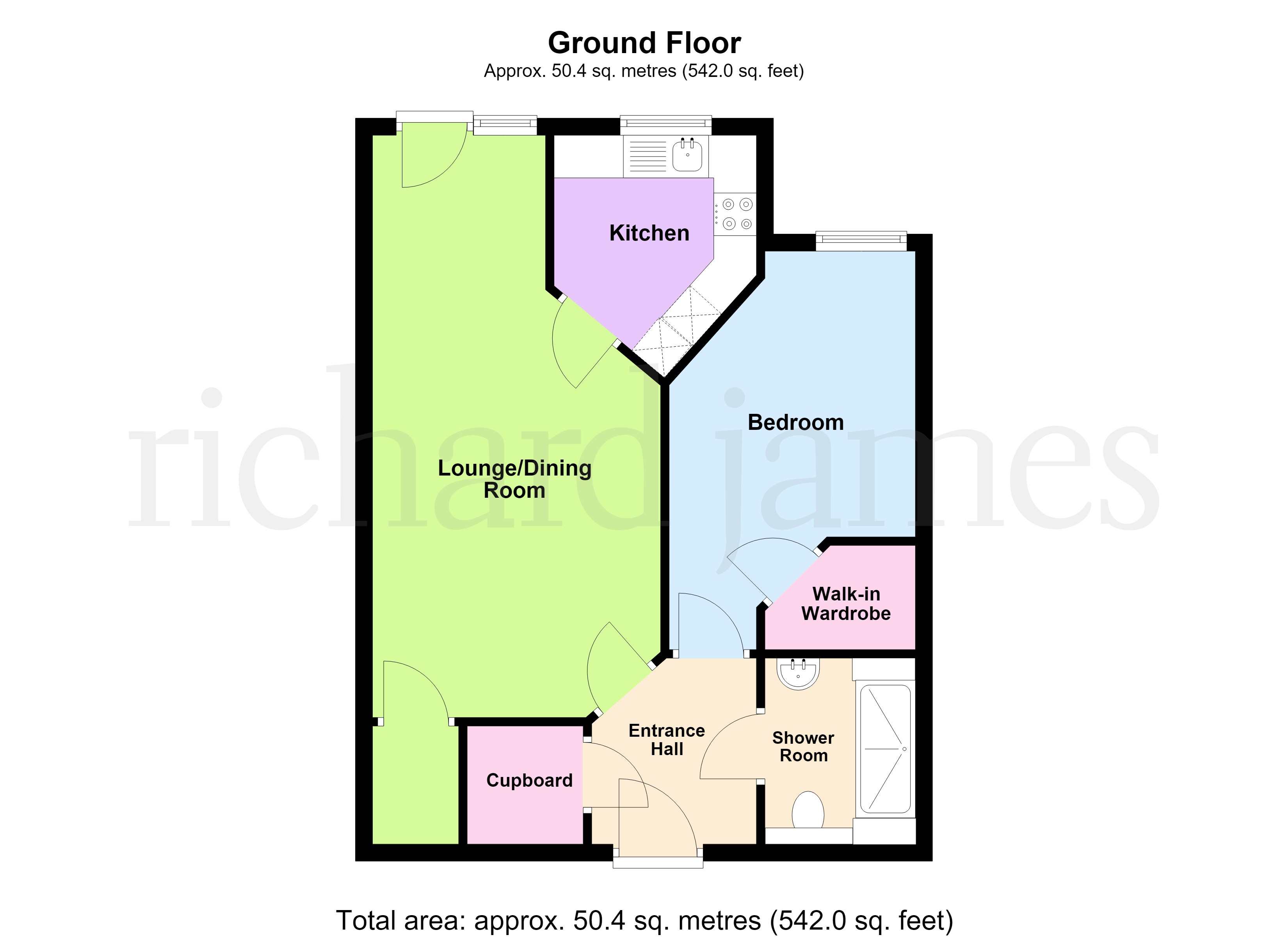 Flat 5, Rosebud Court, Wellingborough floorplan