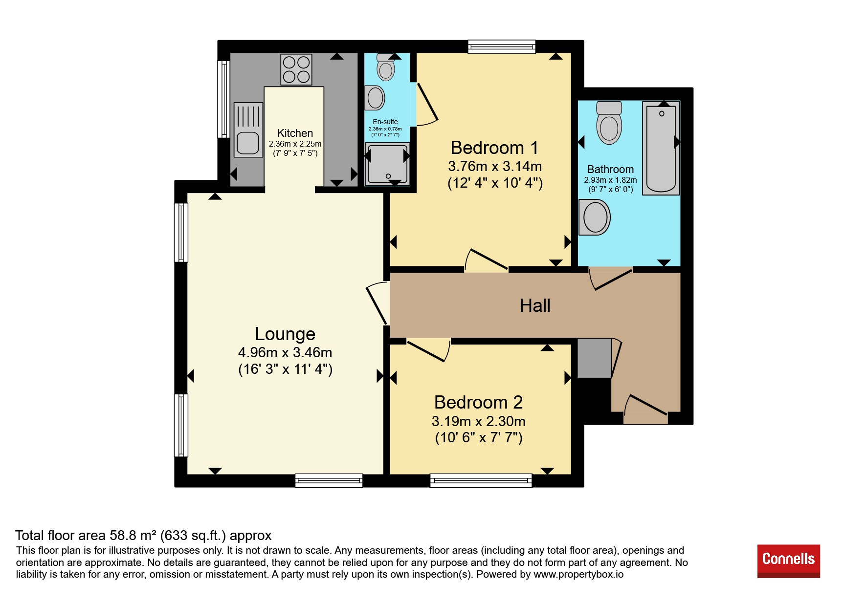Flat 6, Milligans Point, 42, Mill Lane, Kidderminster floorplan