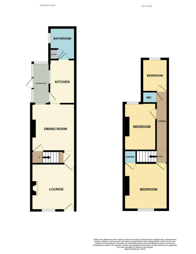 214, Park Road, Spalding floorplan