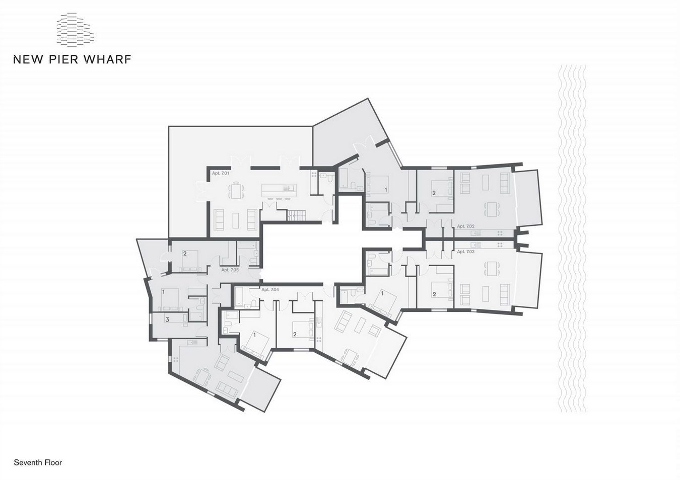 3 Bedrooms Flat for sale in New Pier Wharf, 1-3 Odessa Street, London SE16