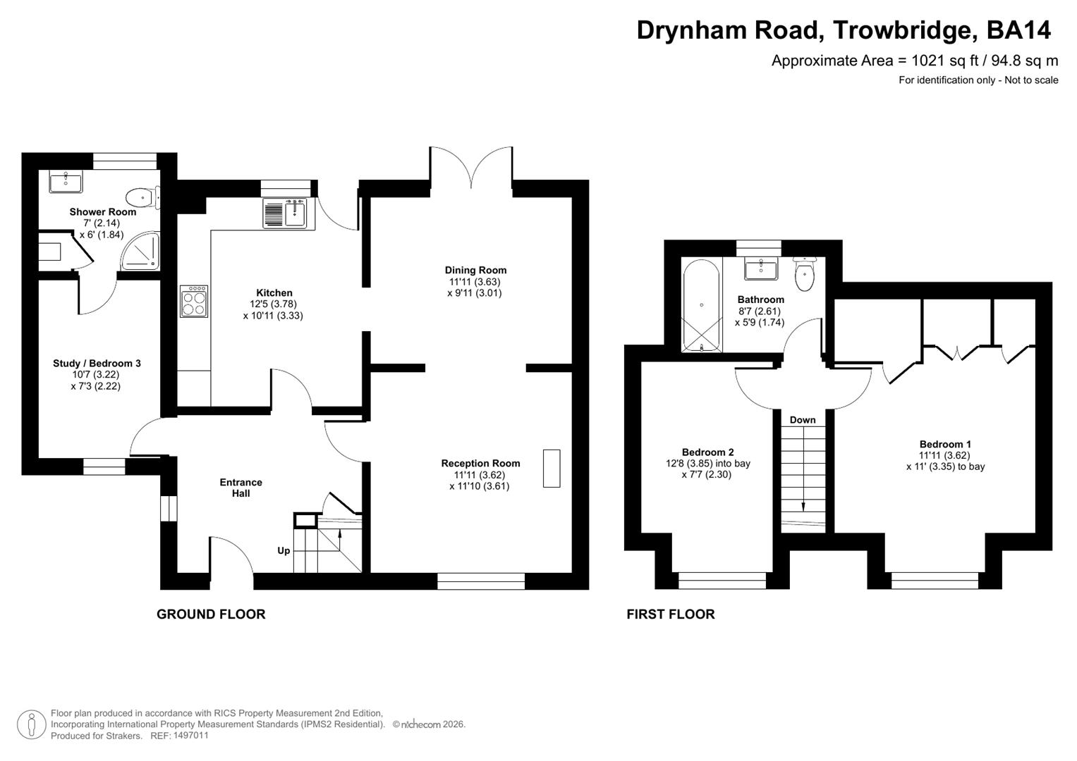 1, Drynham Road, Trowbridge floorplan