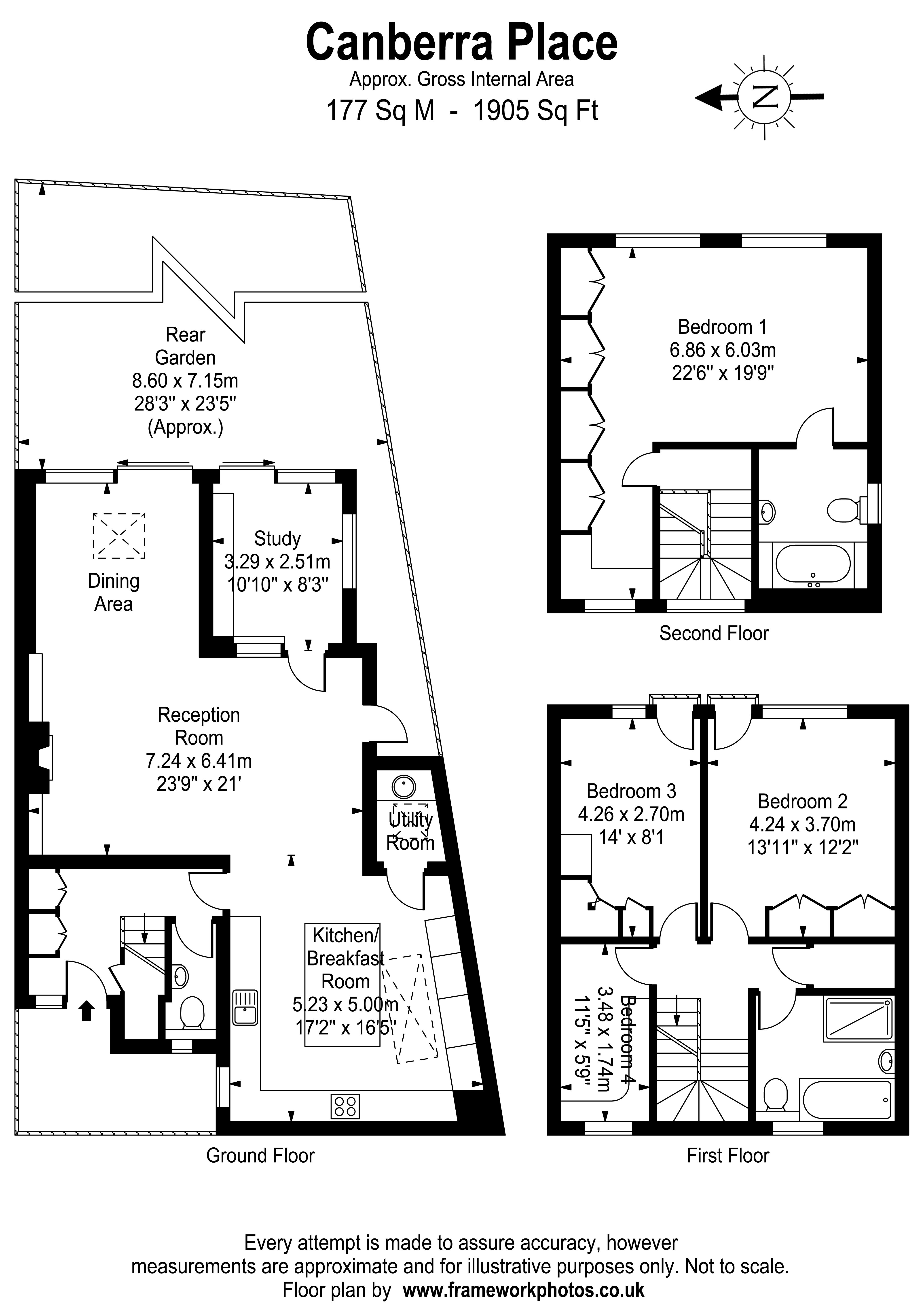 7, Canberra Place, Kew floorplan