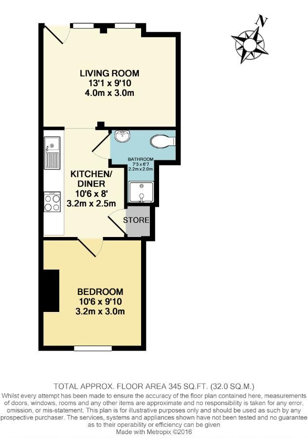 13A,, Cross Street, Oxfordshire floorplan