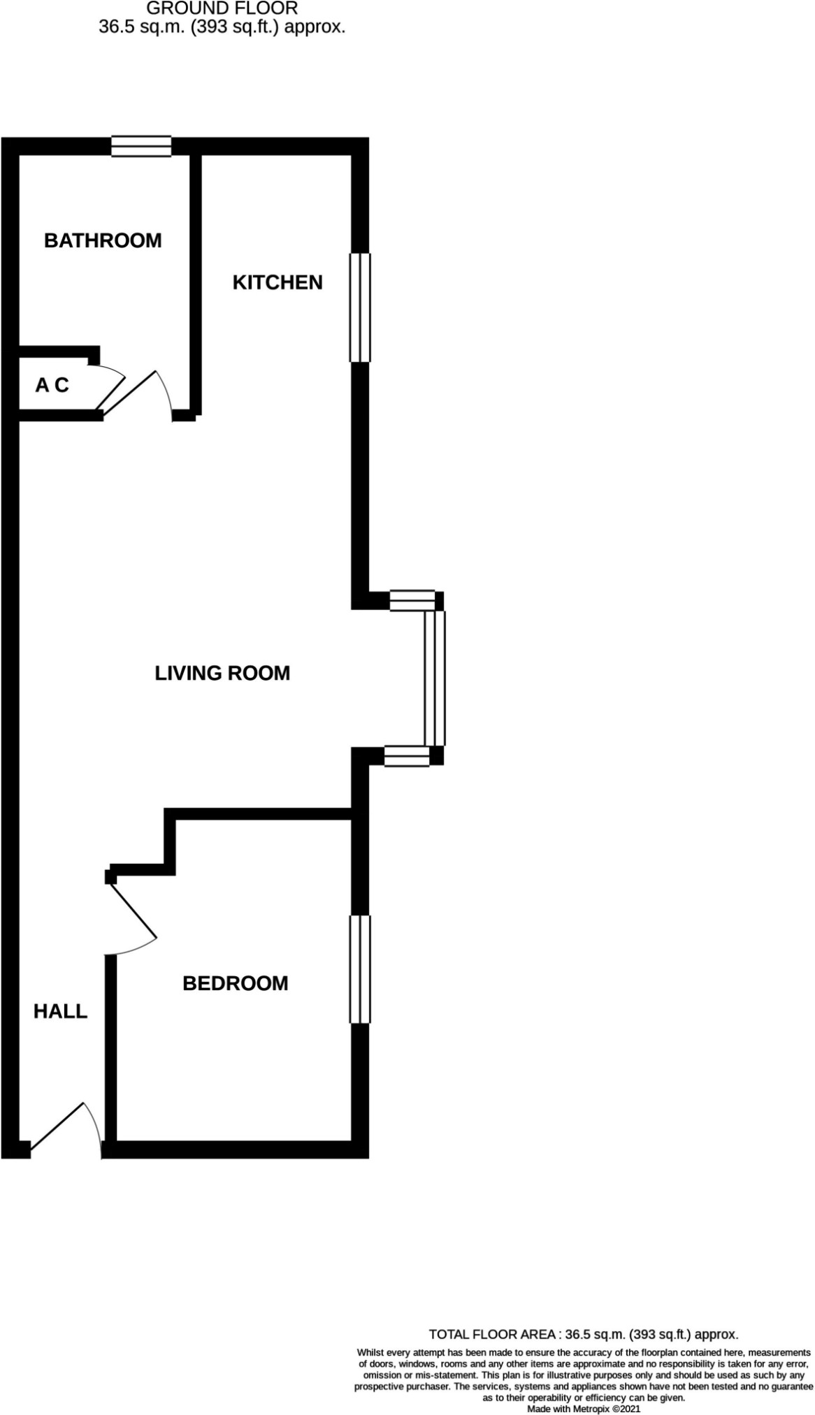 13 Burgoyne Court, Willow Road, Sandy floorplan