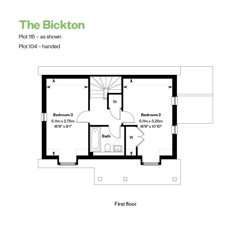 115, Egret Way, Off Station Road, Fordingbridge, Sp6 1Gb floorplan