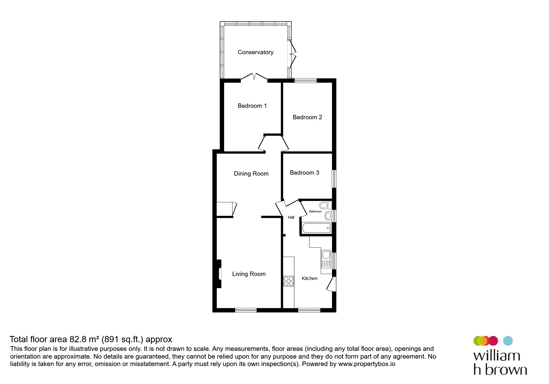 23, Barnsdale Way, Pontefract floorplan