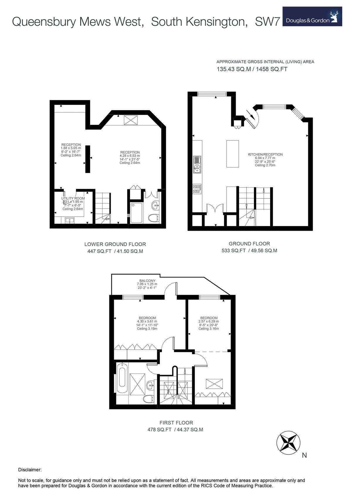 2 Bedrooms Mews house to rent in Queensberry Mews West, London SW7