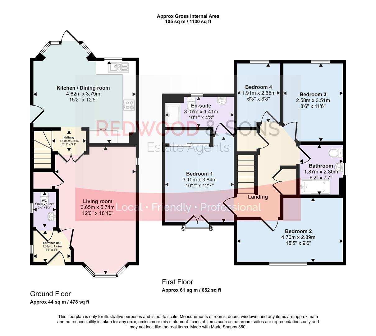 11, Nightingale Lane, Barnham floorplan