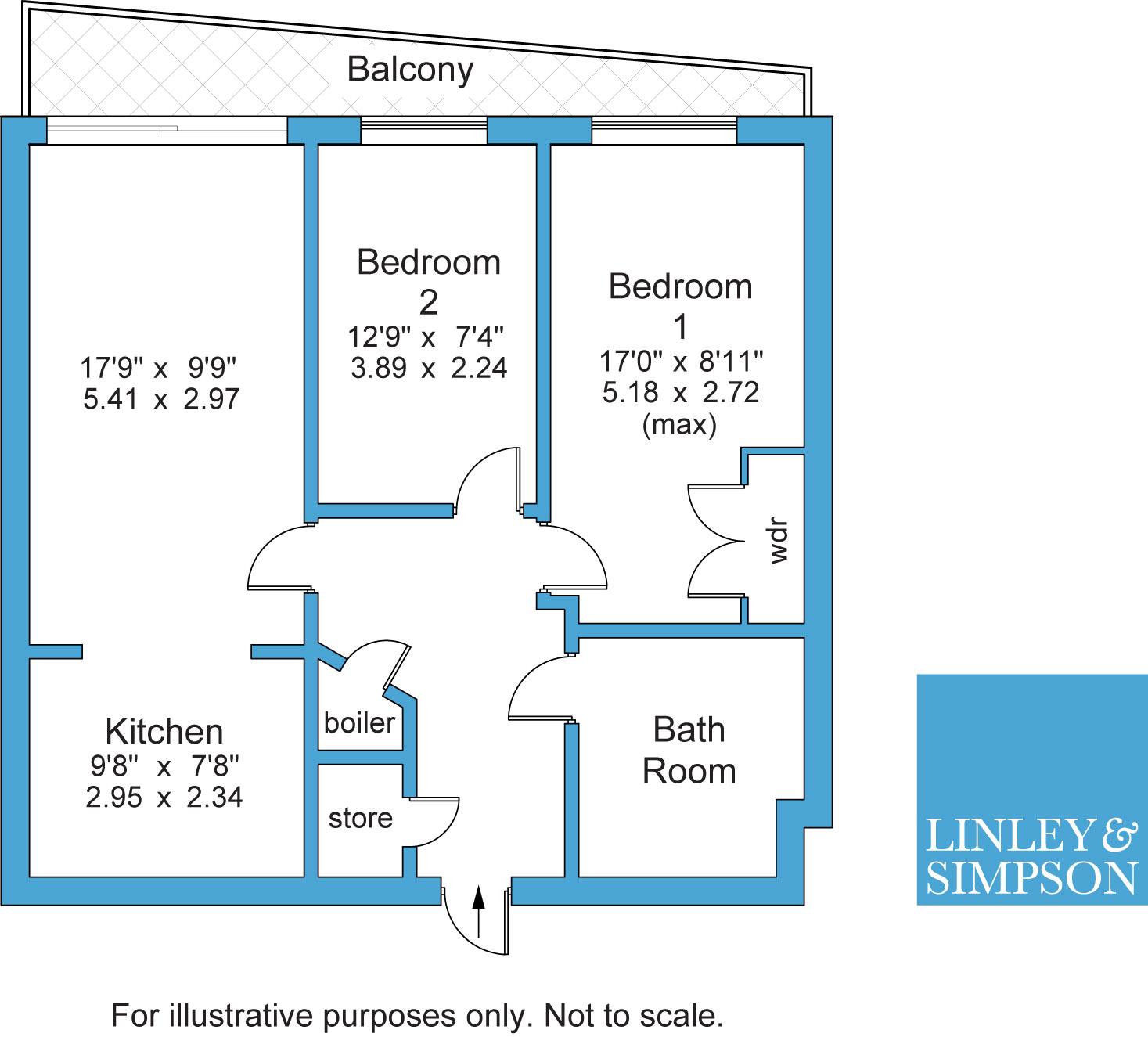 Flat 15, 3, Whitehall Quay, West Yorkshire floorplan