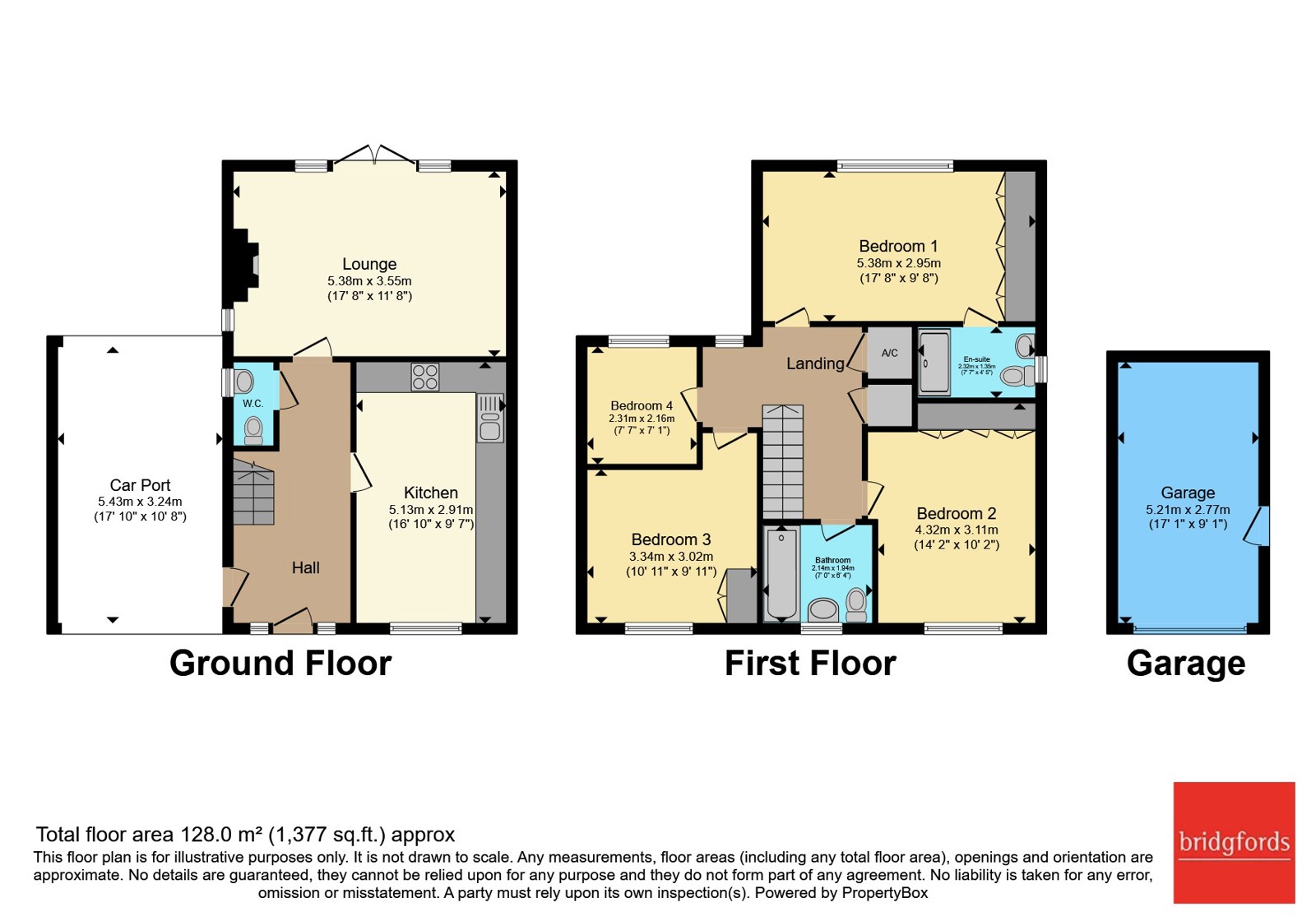 6, Chillington Way, Staffordshire floorplan