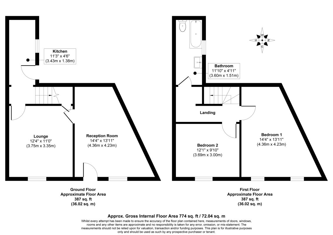 17, Dunston Street, Manchester floorplan