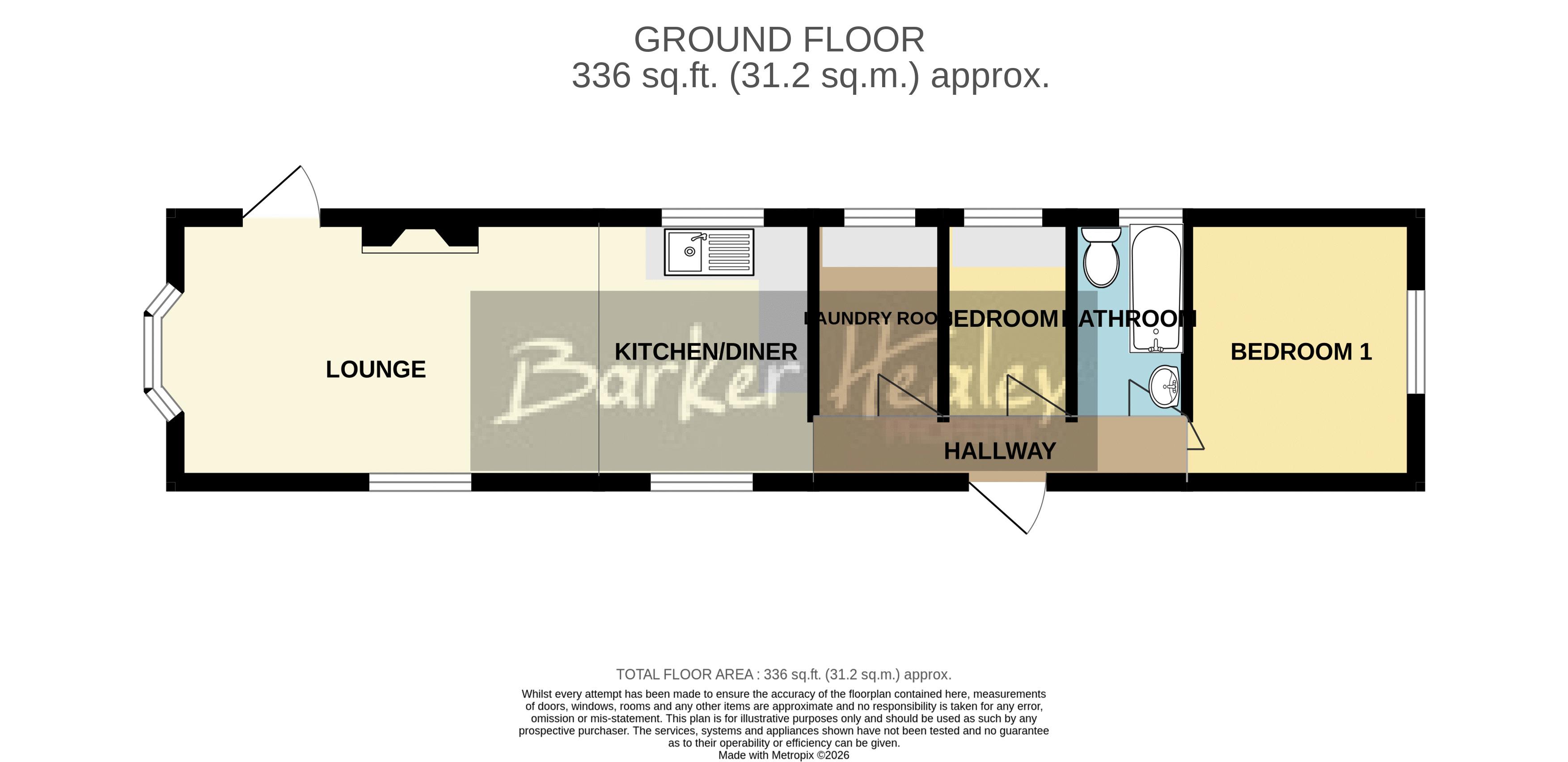 C15, Old Willow Road, Muxton floorplan