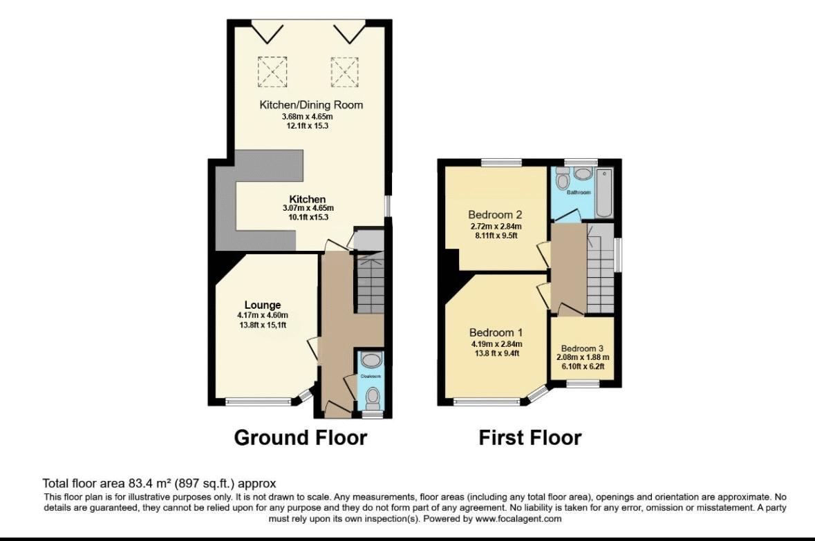 8, Holme Close, Hatfield floorplan