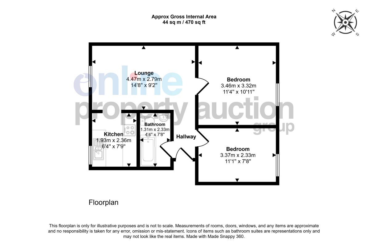14, Tanfield, Mauchline floorplan