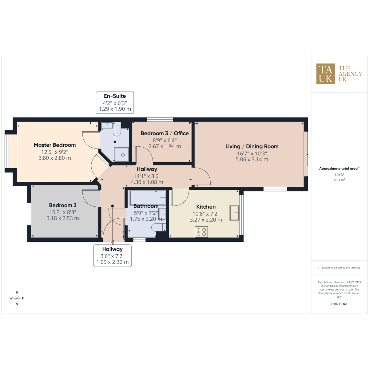 60, Creek Road, Hayling Island floorplan
