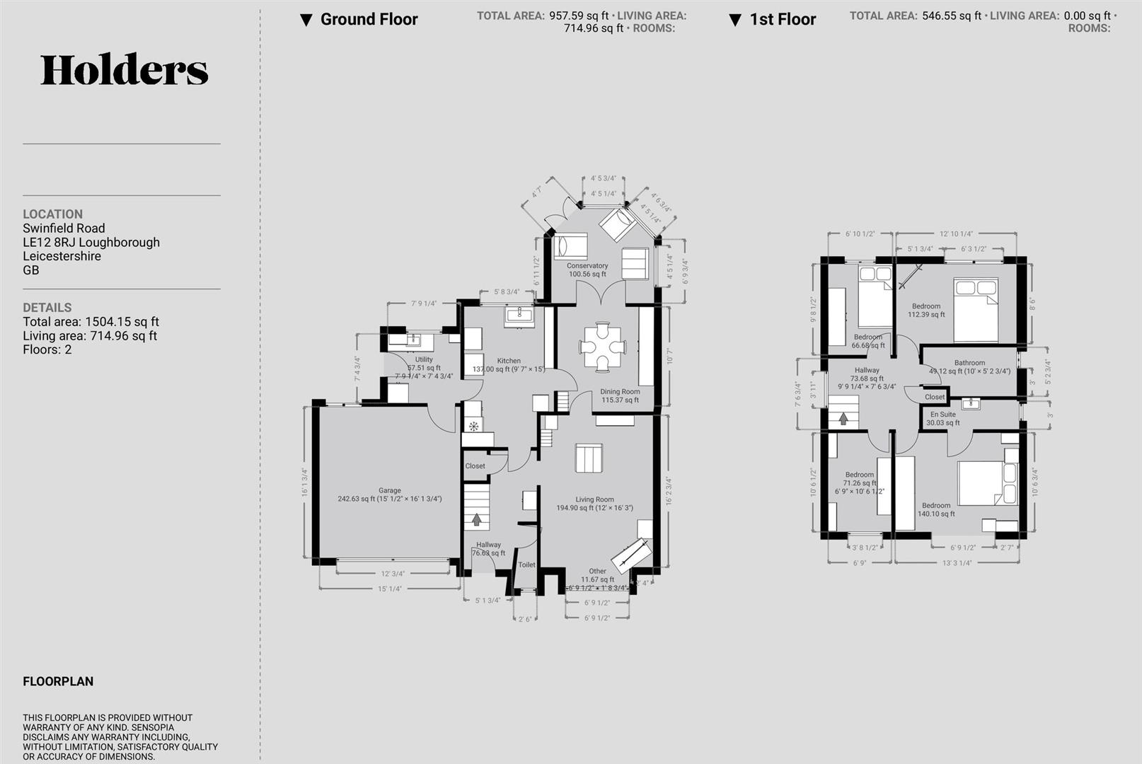 8, Swinfield Road, Loughborough floorplan