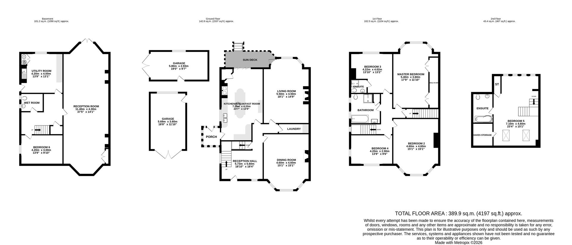 20, Enville Road, Altrincham floorplan