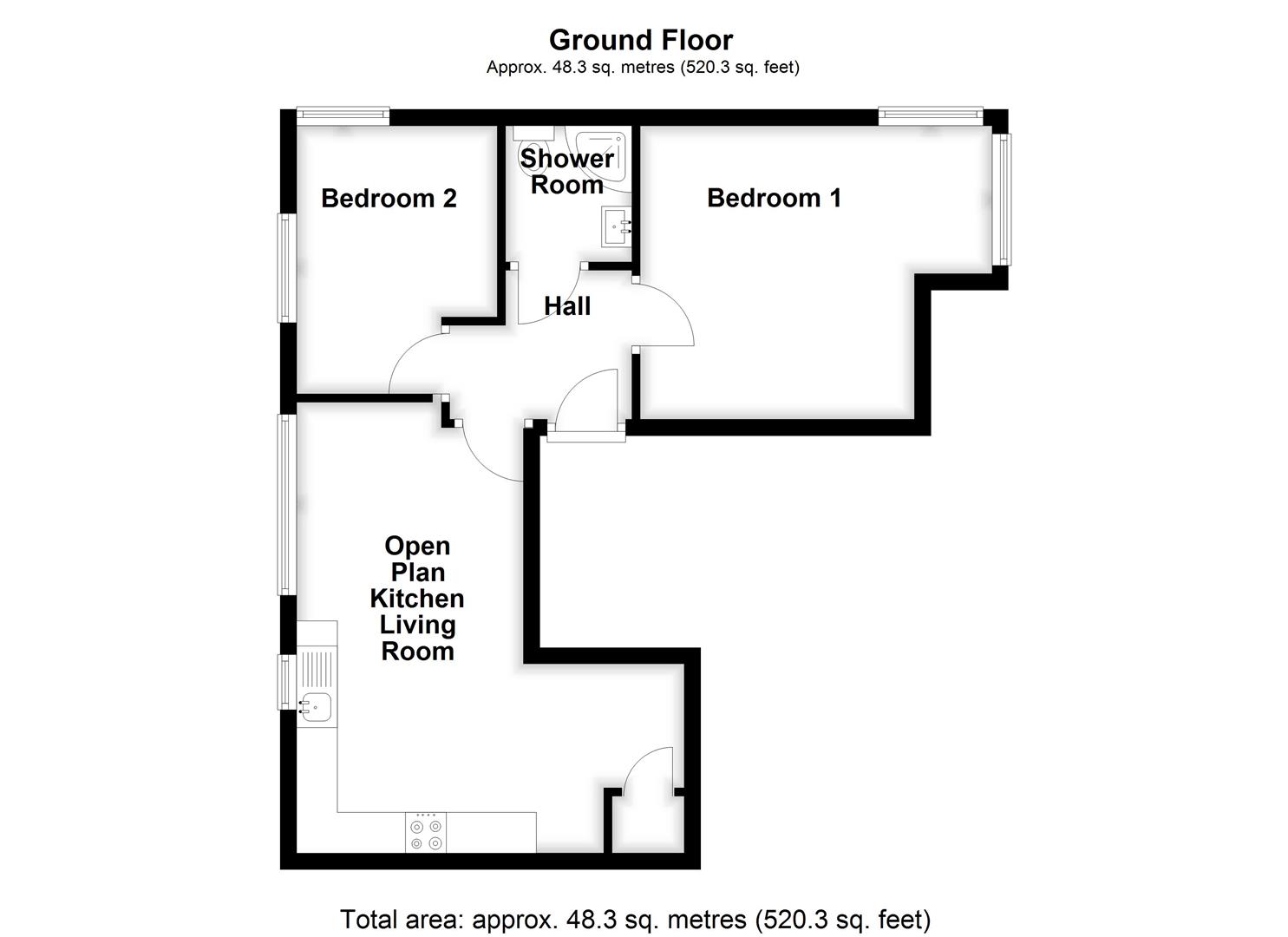 17 Grange Court, Grange Drive, Spalding floorplan