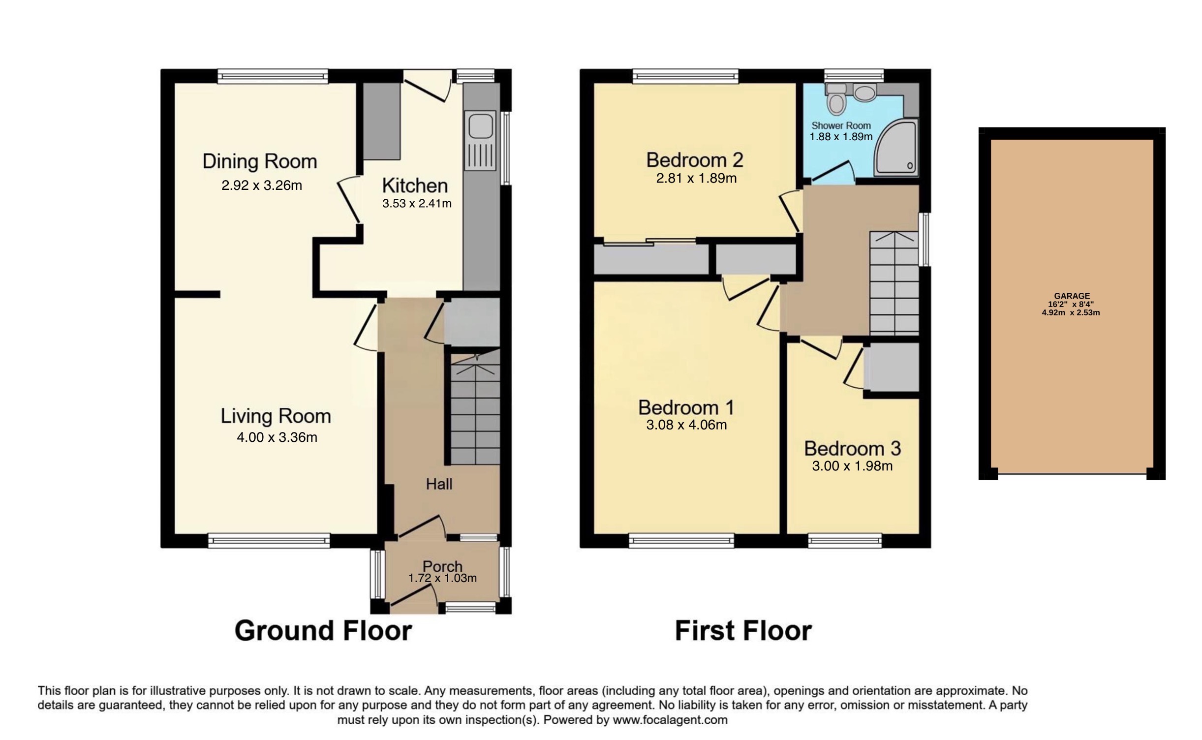 32, Falcon Road, Barry floorplan