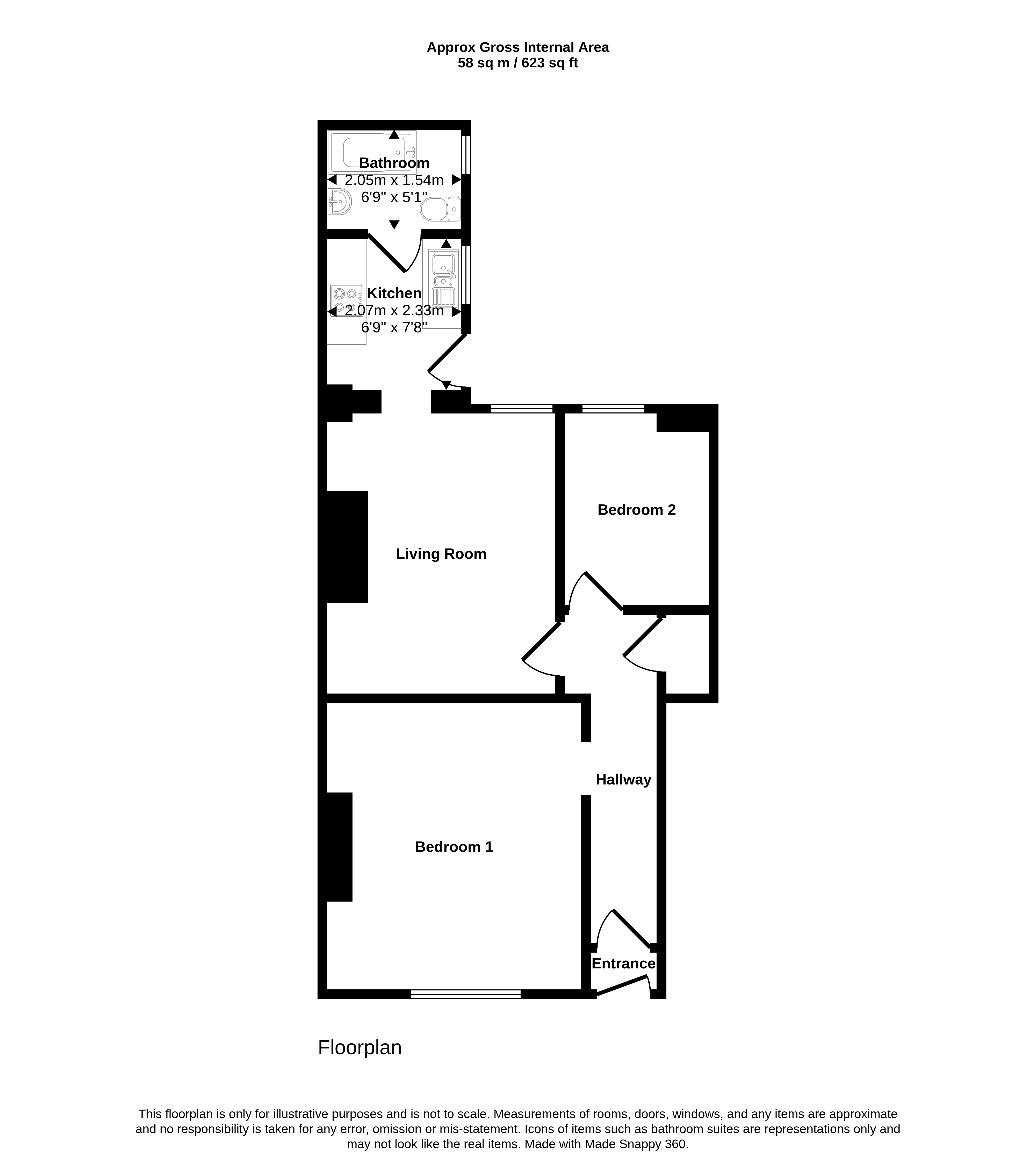 227, Commercial Road, Newcastle upon Tyne floorplan