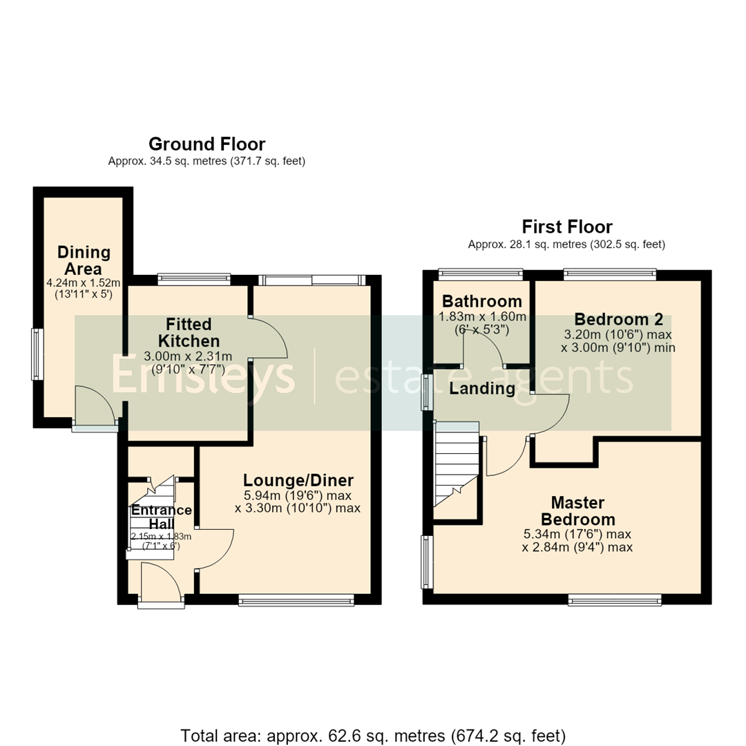 8, Valley Ridge, Leeds floorplan