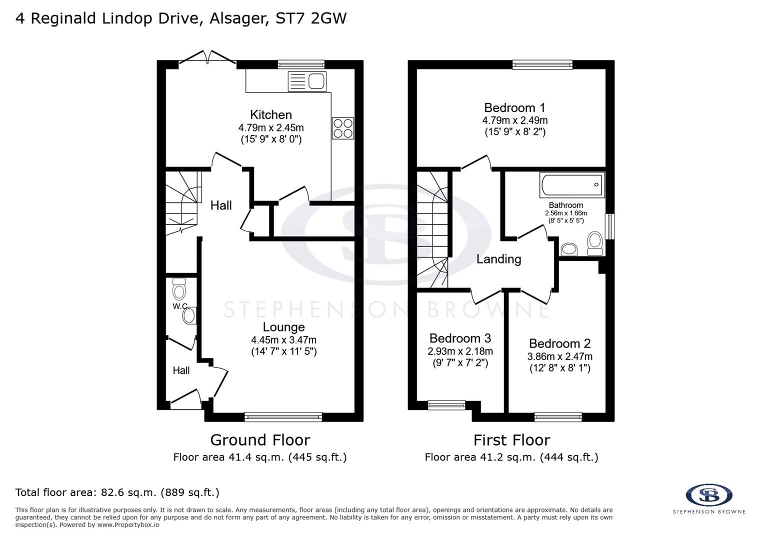 4, Reginald Lindop Drive, Alsager floorplan
