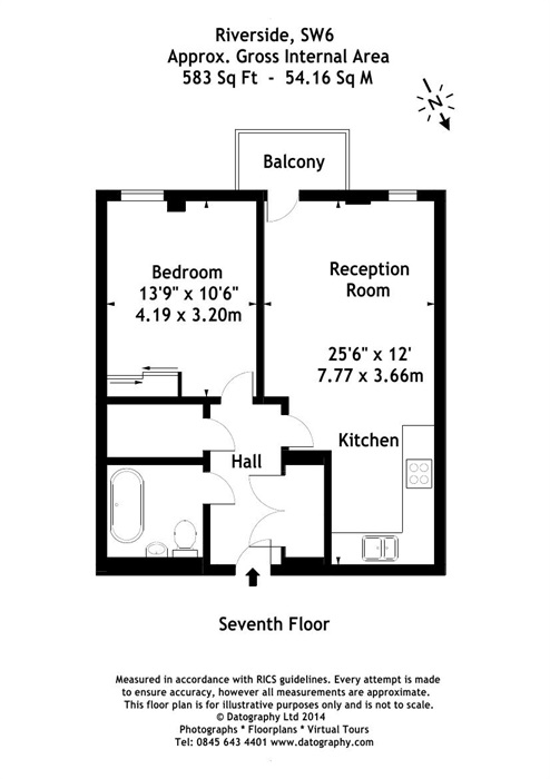 1 Bedrooms Flat to rent in Fulham Riverside, Central Avenue, Fulham SW6