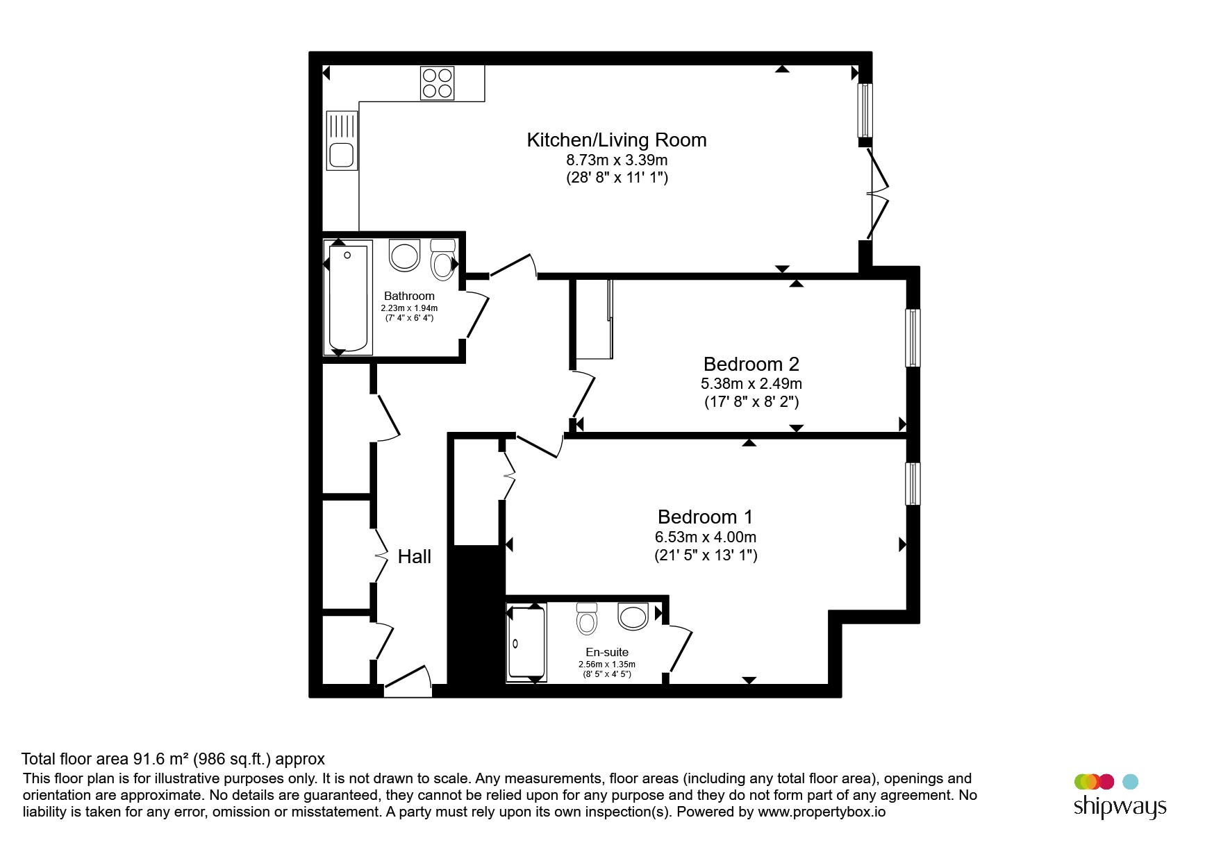 Apartment 3, Somerdale House, 64, New House Farm Drive, Birmingham floorplan