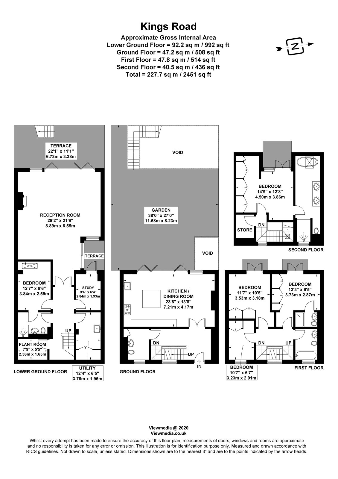 77, Kings Road, Richmond floorplan