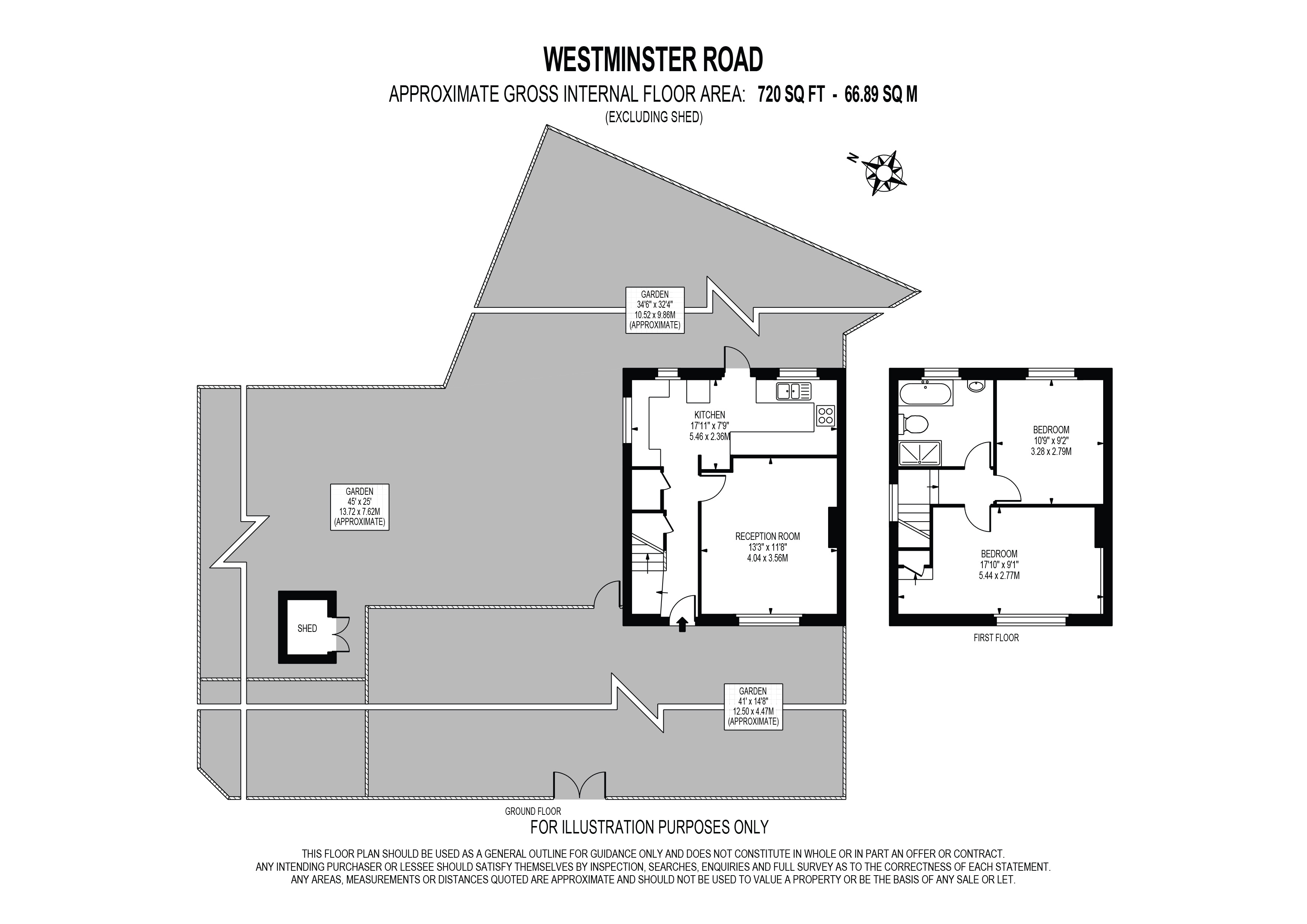 134, Westminster Road, SUTTON floorplan