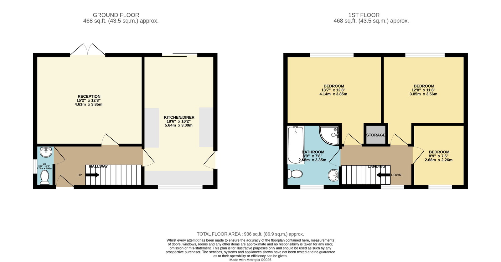 3, Cwrt Hendre, Blackwood floorplan