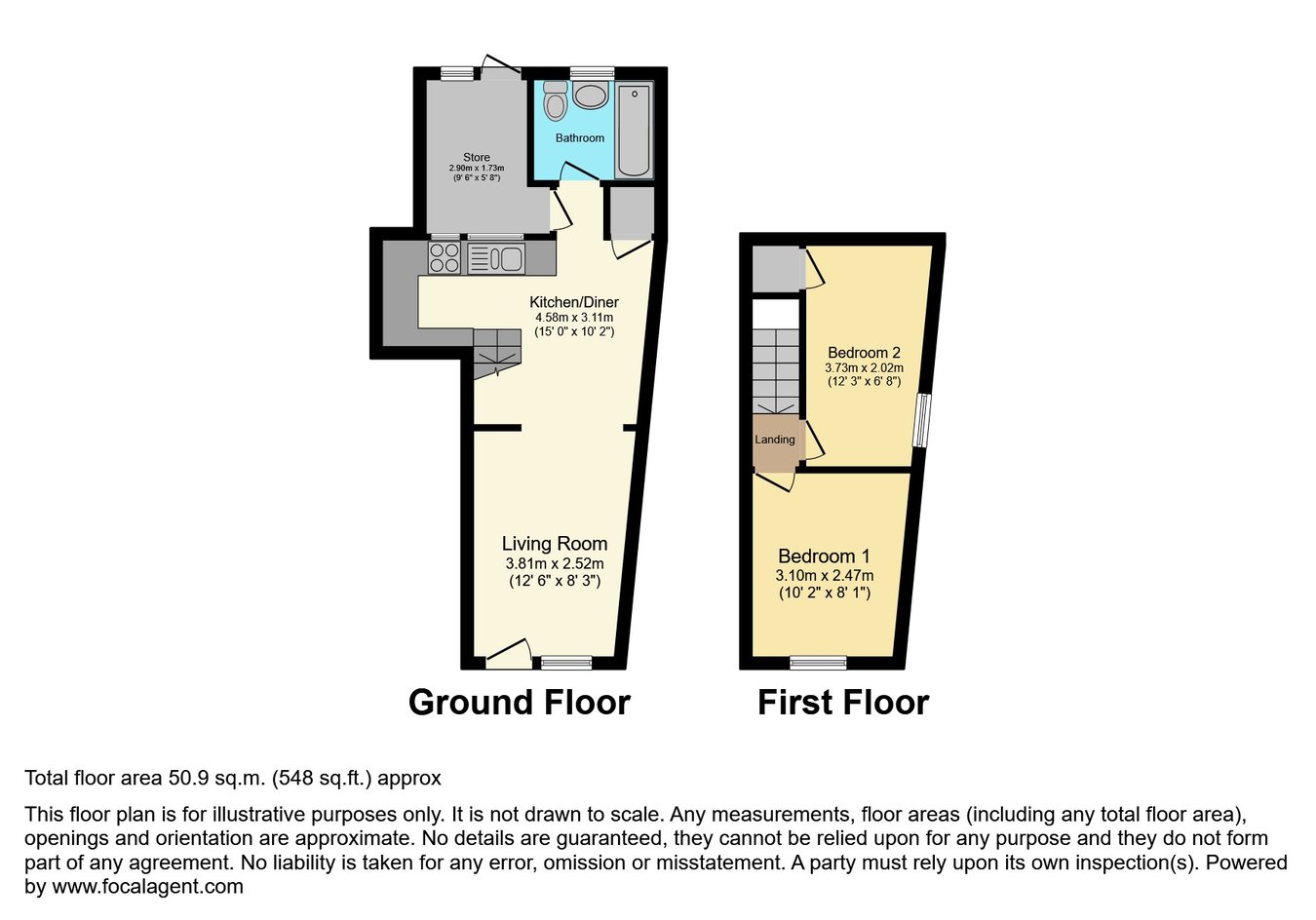 4, Bridge Street, Chelmsford floorplan