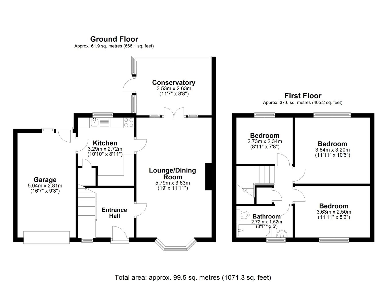 12, White Cliff Way, Folkestone floorplan