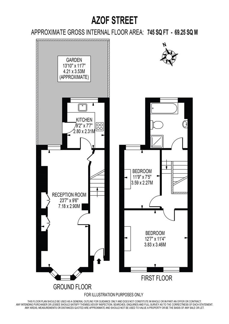 24, Azof Street, London floorplan