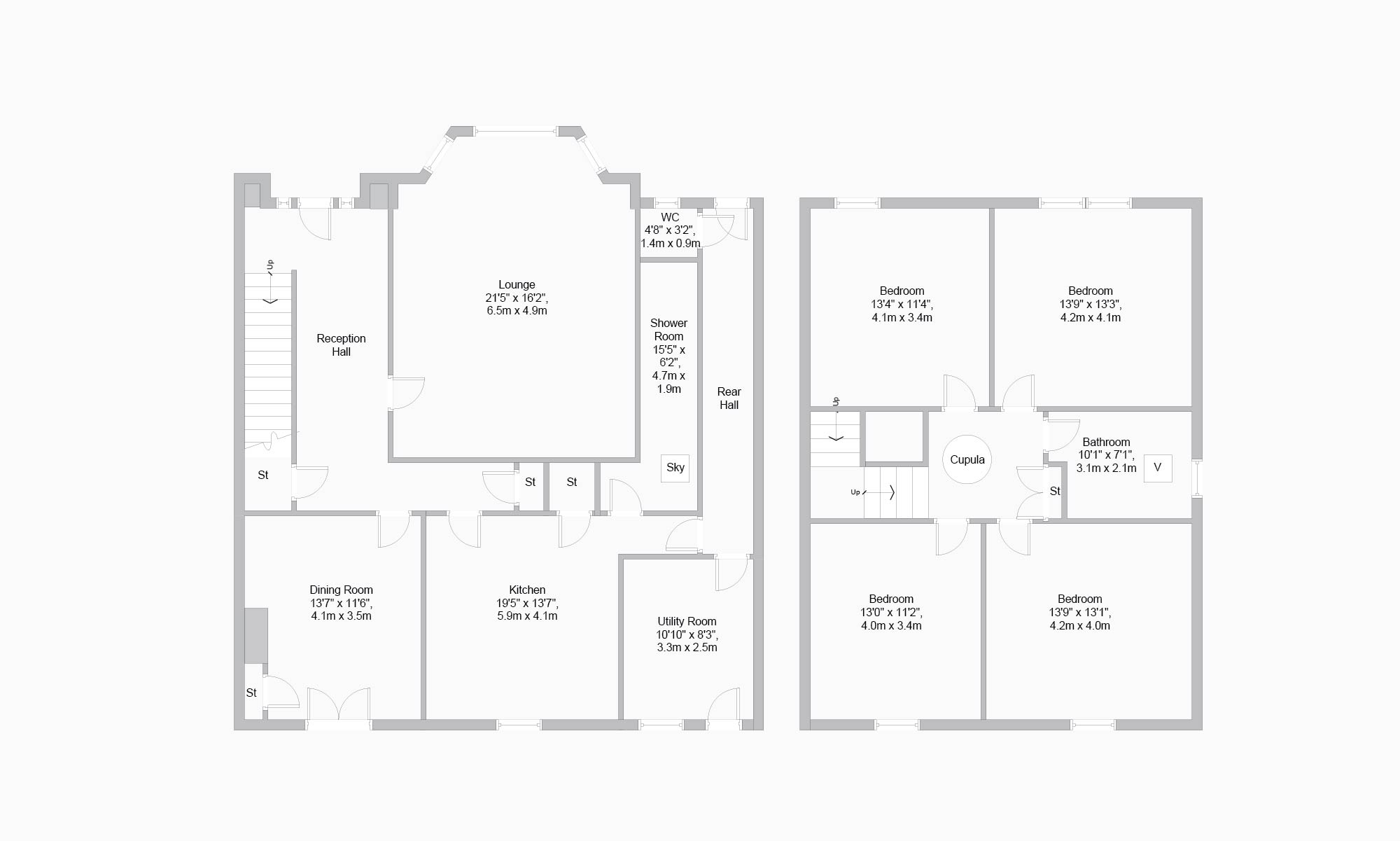4 Bedrooms Semi-detached house for sale in 28 Albert Place, Stirling, Stirling FK8