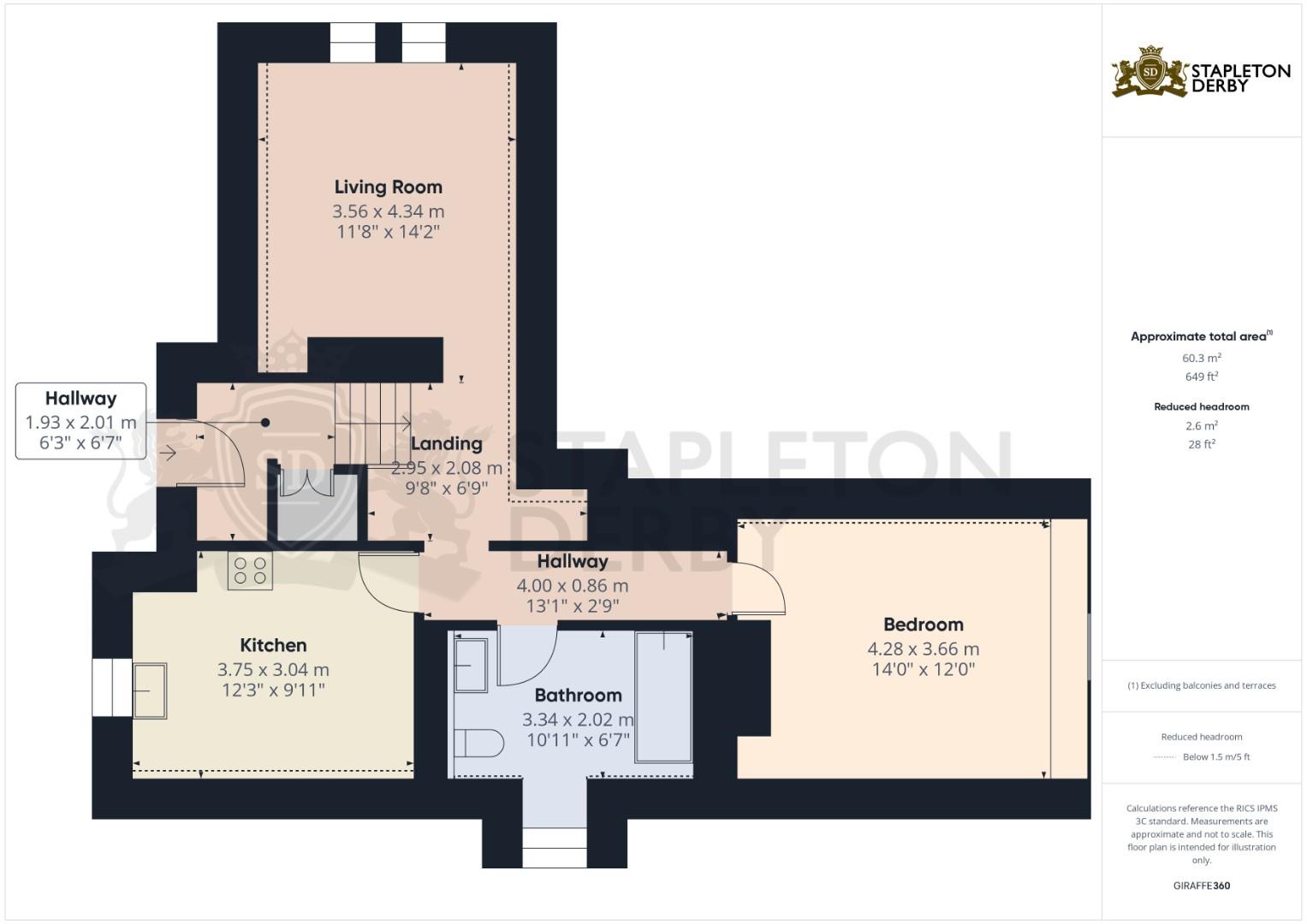 Apt 14, Mayfield, Central Avenue, Prescot floorplan