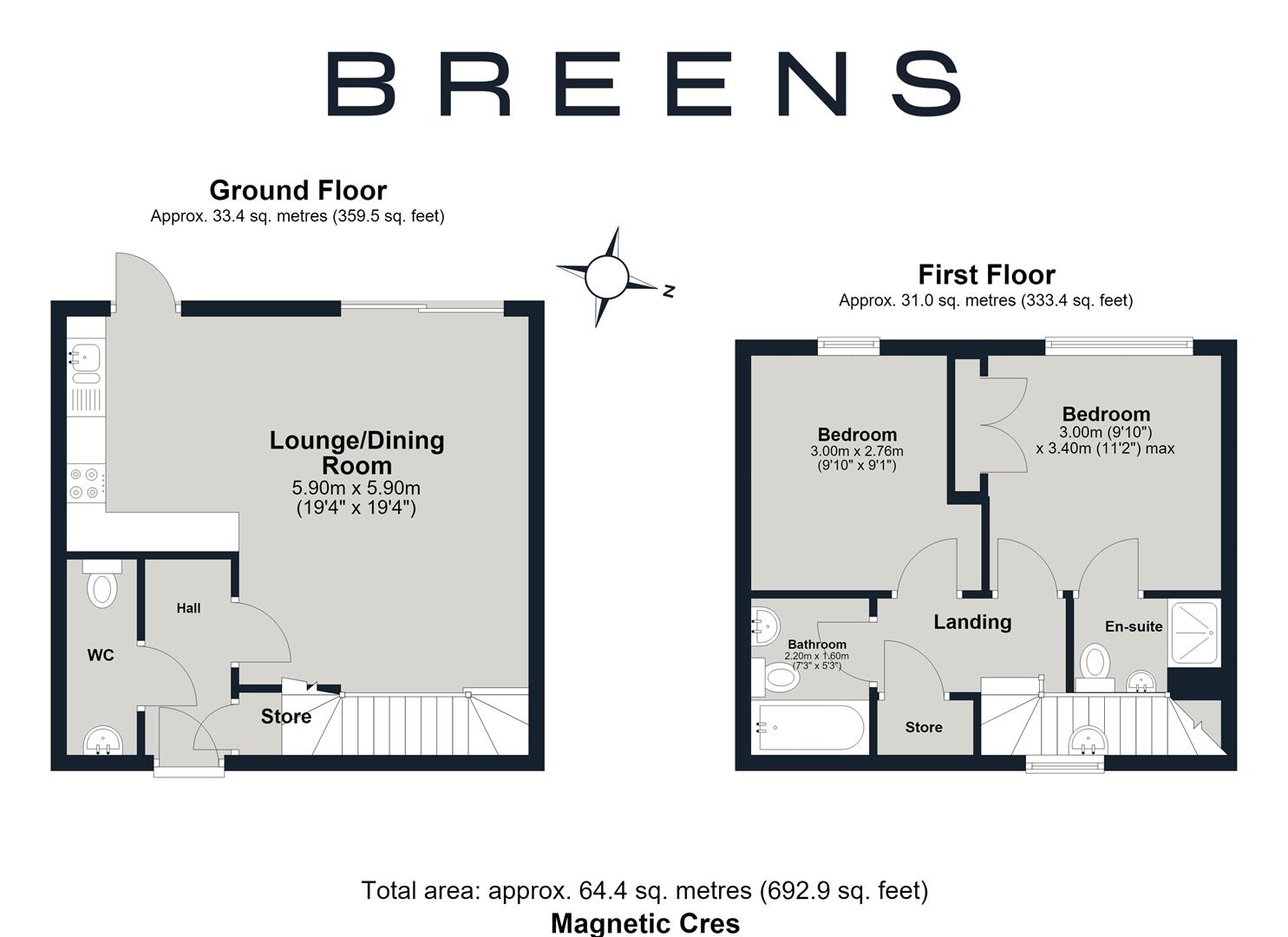 35, Magnetic Crescent, Enfield floorplan
