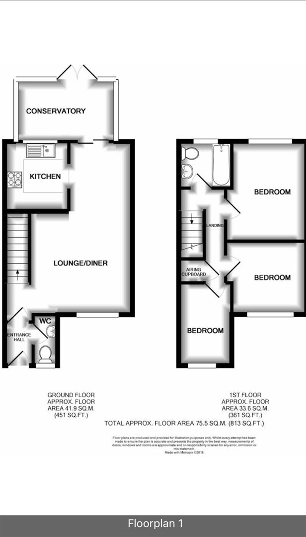 12, Caernarfon Drive, Nuneaton floorplan