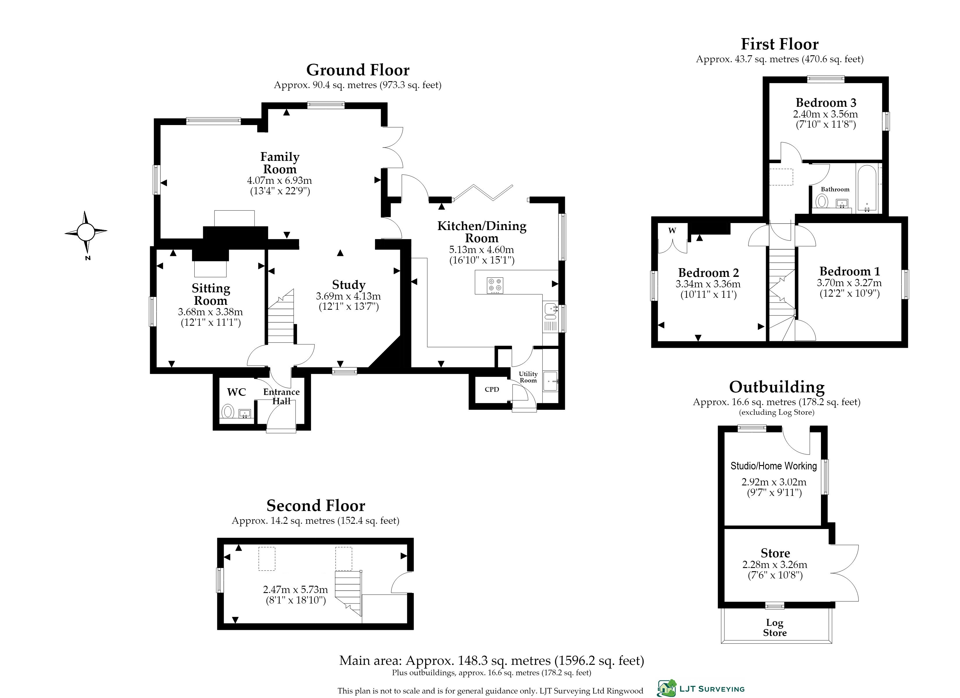 Halfway Up,, Frogham Hill, Fordingbridge floorplan