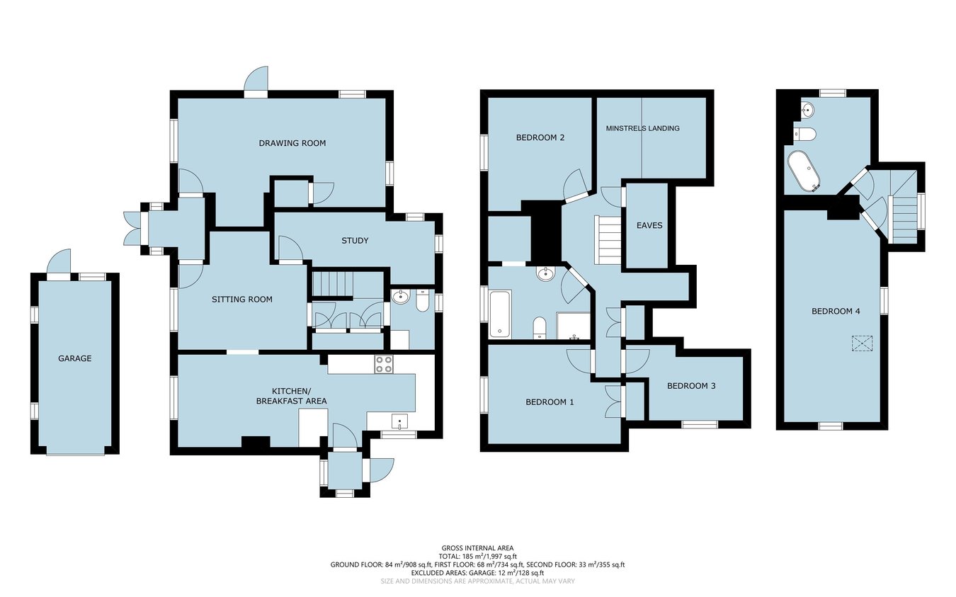 Woodmans Cottage, Balcombe Green, Sedlescombe floorplan