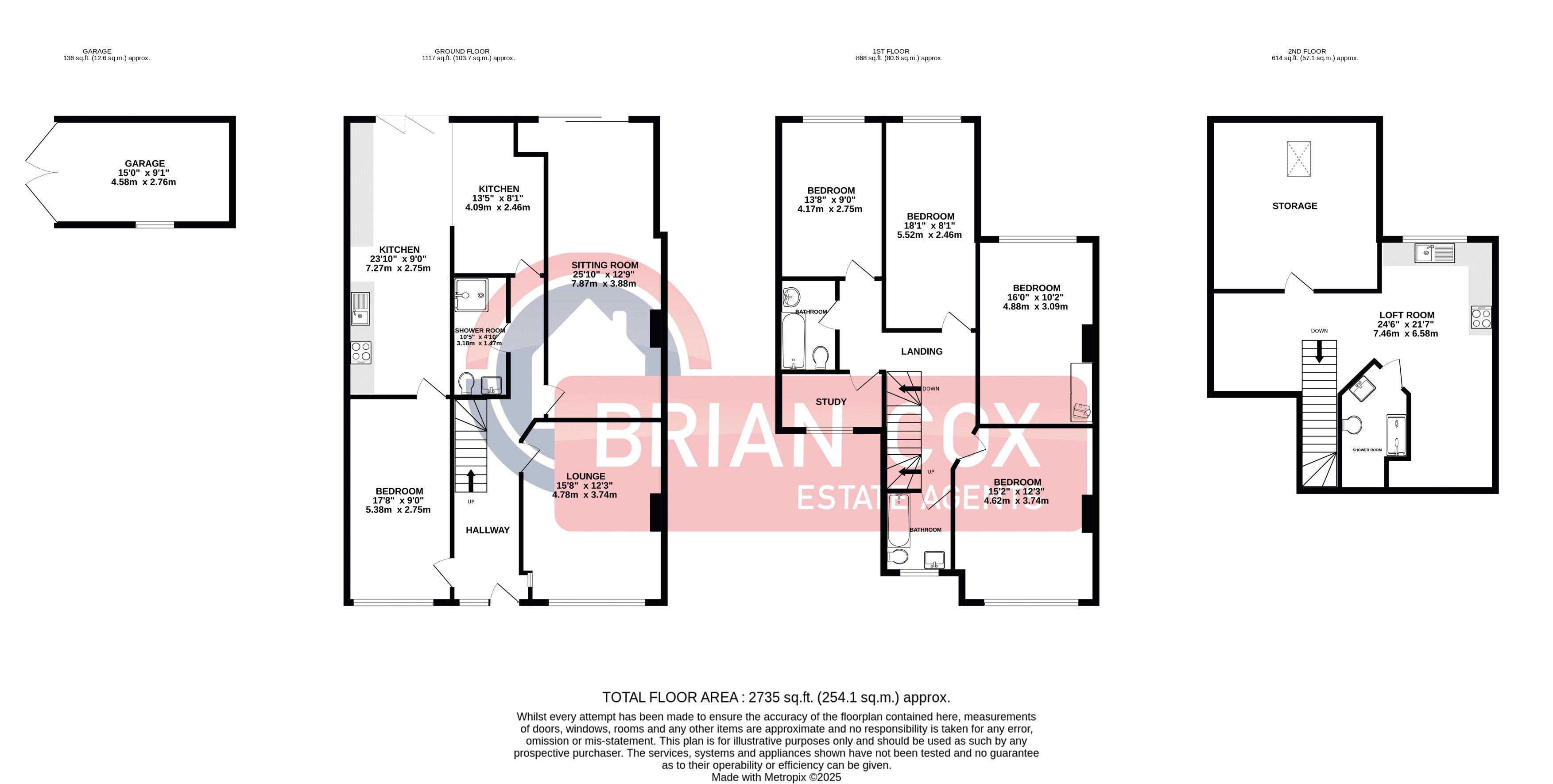 54, Churchill Avenue, Harrow floorplan